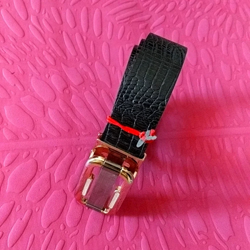 Leather belt men one size